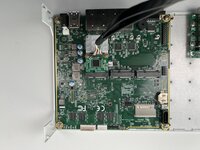 plugging the cable on the mini-PCIe card side