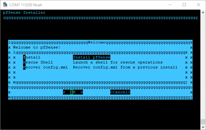 pfsense.2.7.2.install start