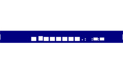 Simple H67SL/N70SL + 2 ports SFP front panel for Rack Matrix M1 enclosure