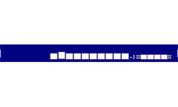 Façade H81SL ou H87SL 8 ports + 4 ports fibres pour Rack Matrix® M1